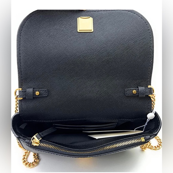 TORY BURCH EMERSON Top Handle Leather Crossbody Bag - Picture 5 of 6